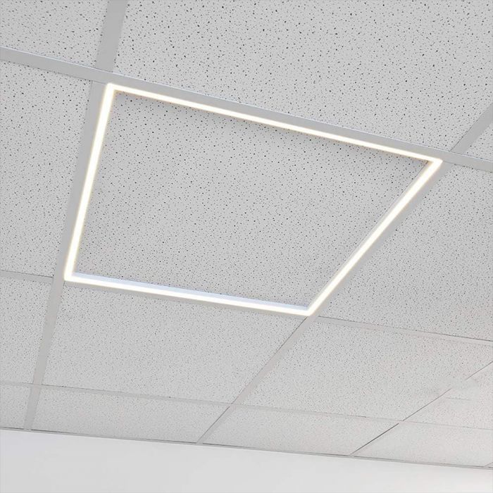 48W LED 600x600 Ceiling Recessed Edge Lit Frame Panel Light Daylight 6000K