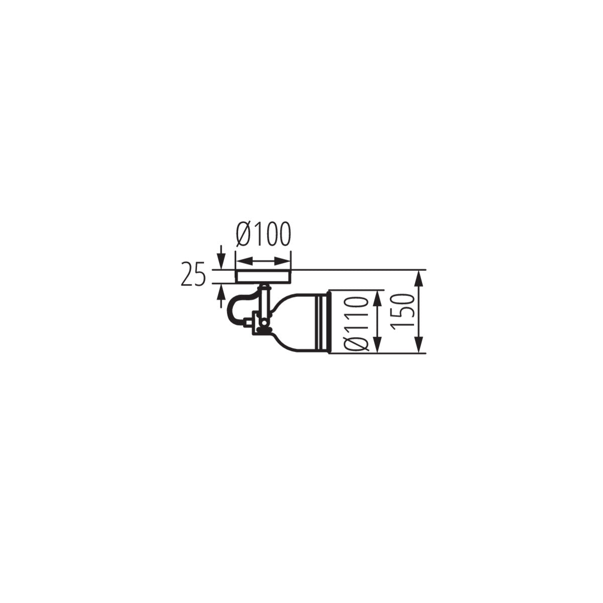 Kanlux DERATO E14 Single Twin Triple Quad Spot Ceiling Mounted Decorative Adjustable Light Fitting