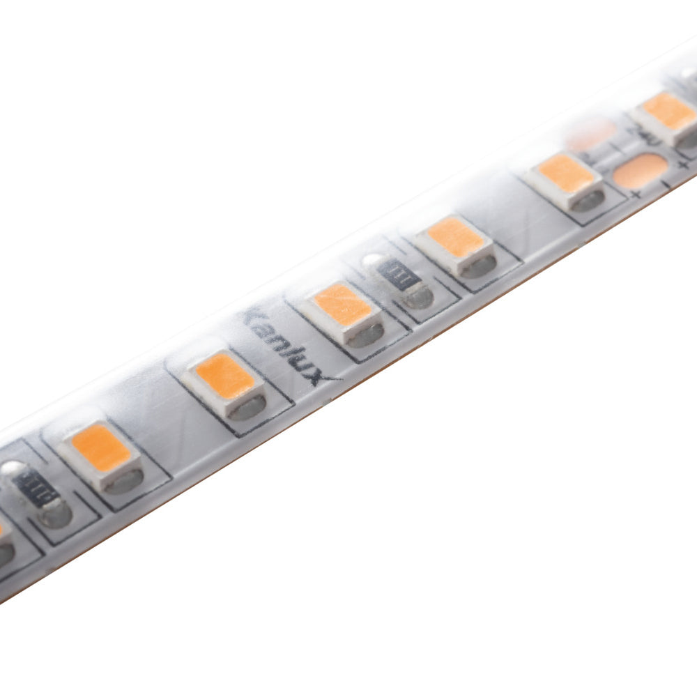 Kanlux Professional 24V 16w/m 5meter IP65 8mm 80w Super Bright White LED Striptape - IP65 Indoor Outdoor Waterproof - Choice of Warm WW Neutral NW Cool White CW