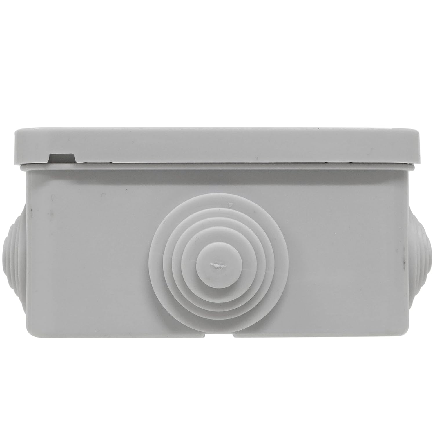 ESR SO80 80mm x 80mm x 40mm IP44 Electrical Junction Box with Grommets Outdoor Exterior Wiring Cable Connection CCTV