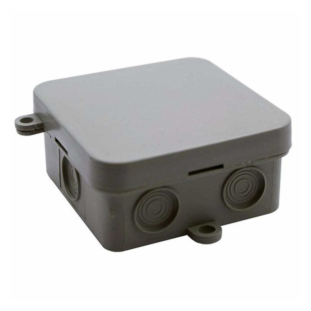 ESR JBC2 65mm x 65mm x 30mm IP44 Electrical Wiring Junction Box Waterproof Enclosure 15amp Terminal Connector Outdoor (Used with Floodlight Installation)