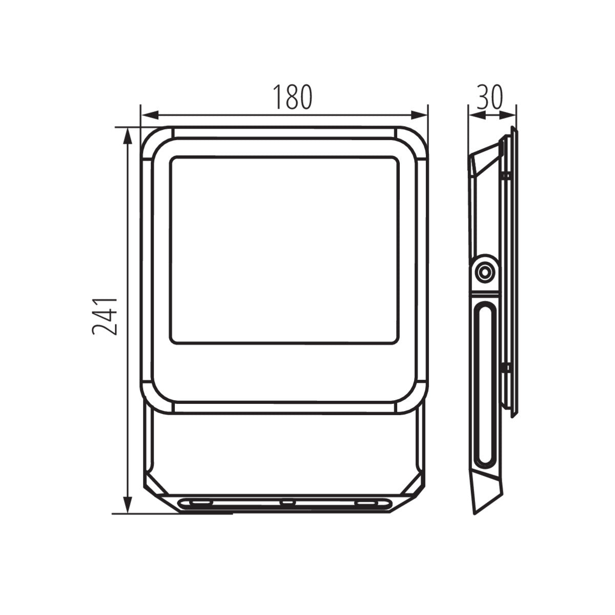 Kanlux IQ-LED FL IP65 LED Floodlight Waterproof Outdoor Neutral White Light 4000K