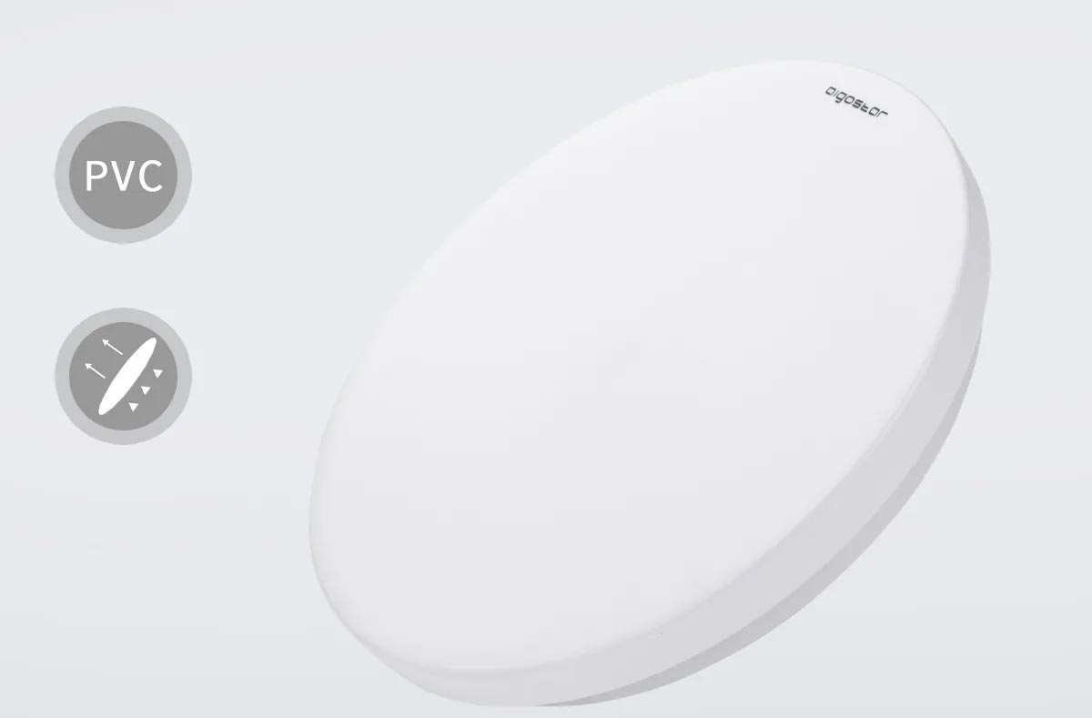 Aigostar 12W 24W LED Round Bulkhead Ceiling Surface Mounted Light Bright Daylight 6500K Lighting