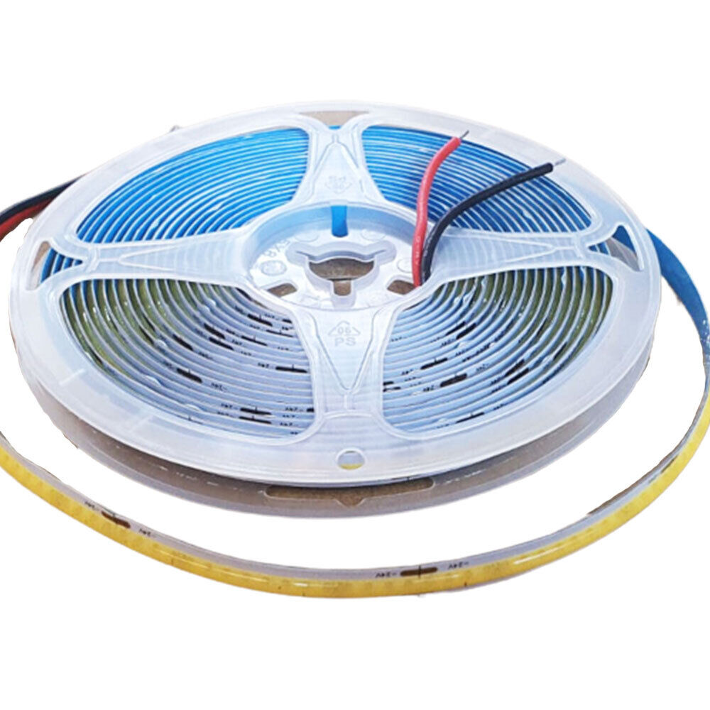 Manningham 24V 11w/m 5 meter IP00 8mm 55W White LED COB Dotless Striptape - IP00 Indoor - Choice of Warm WW Cool White CW