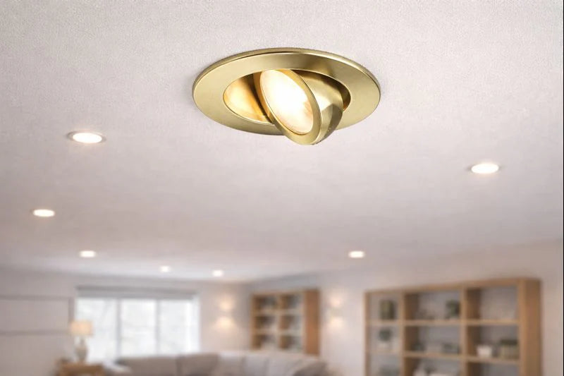 Knightsbridge SpektroLED Evo Tilt - Fire Rated IP65 Downlight with 2 x Wattage and 4 x CCT