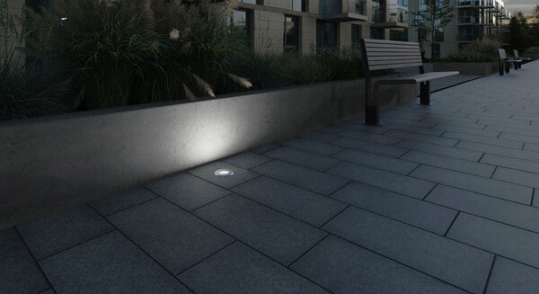 Kanlux MORO N IG-20 In-Ground Luminaire | IP67 Durable GU10 Light | Max 20W Stainless Steel