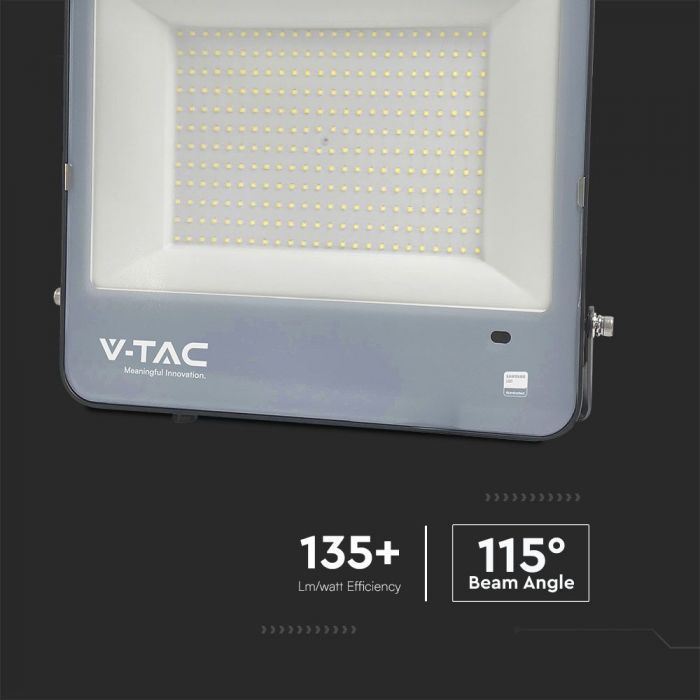 V-TAC 150W LED Floodlight VT-44153 – Samsung Chip, Photocell Sensor, IP65 – 6500K Black