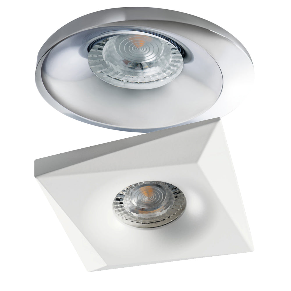 Kanlux BONIS Round Square Ceiling Recessed Mounted GU10 Spot Light Fitting