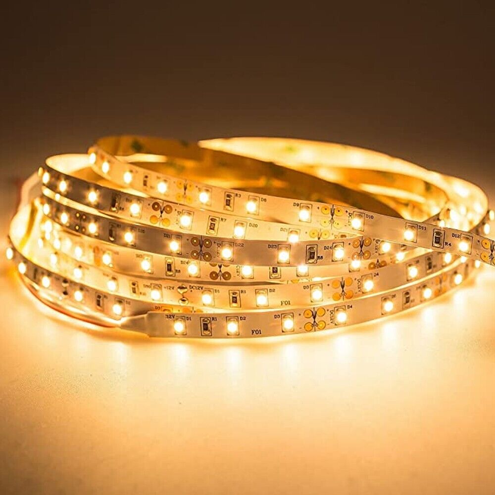 Manningham 12V 6w/m 25meter Roll IP00 8mm White LED Striptape - IP00 Indoor - Choice of Warm WW or Cool White CW