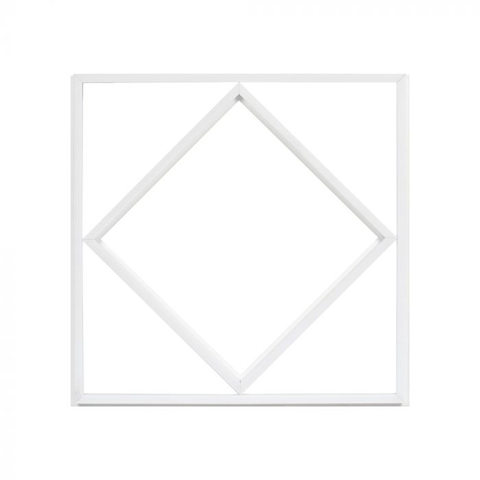Manningham Lighting 600x600 LED Diamond Lattice Edge Lit Frame Ceiling Recessed Panel Light
