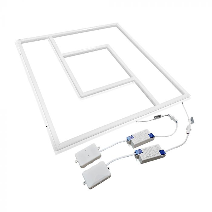 Maze Design 600x600 LED Panel Light 60W 6500K Cool White | 595x595 LED Ceiling Panel