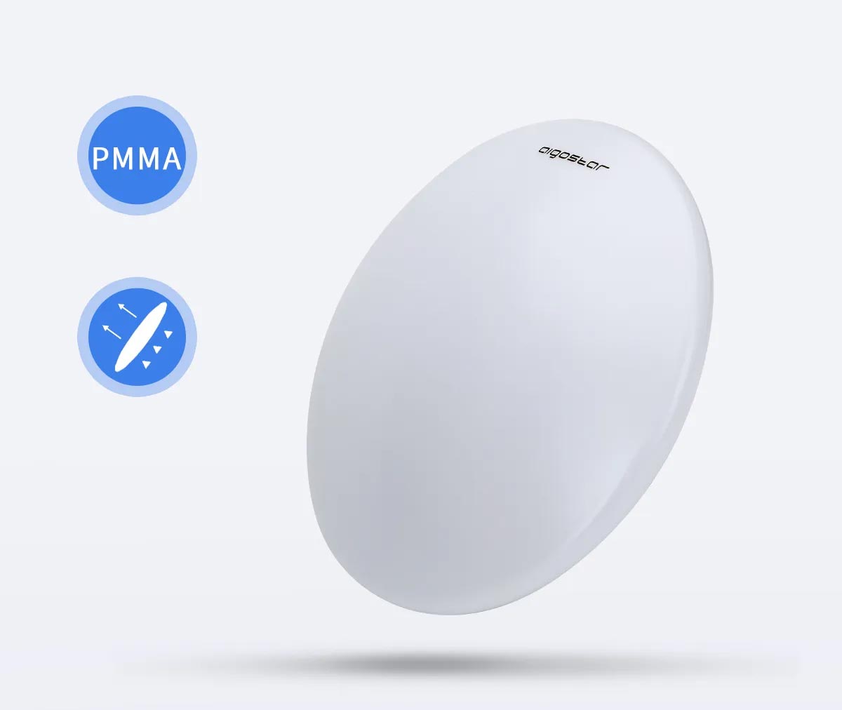 Aigostar 24W LED Ceiling Mounted Round Bulkhead Microwave Motion Sensor Dector Light Daylight 6500K