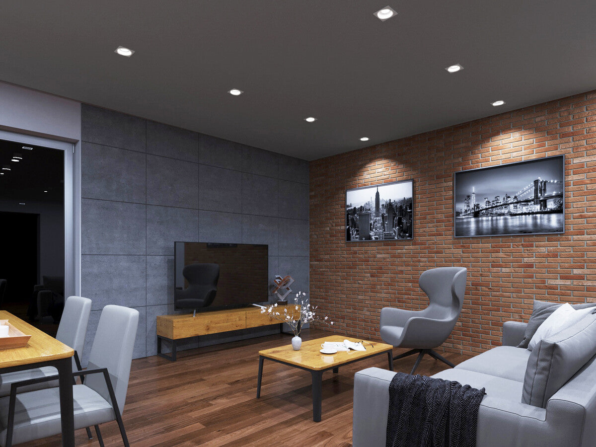 Kanlux APRILA Round Square Ceiling Recessed Decorative GU10 Spot Light Fitting Adjustable