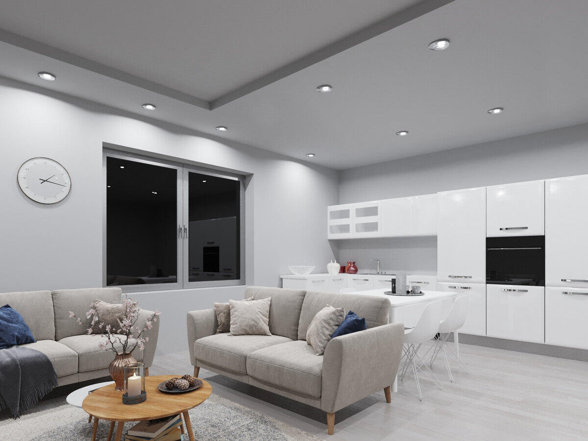 Kanlux BONIS Round Square Ceiling Recessed Mounted GU10 Spot Light Fitting