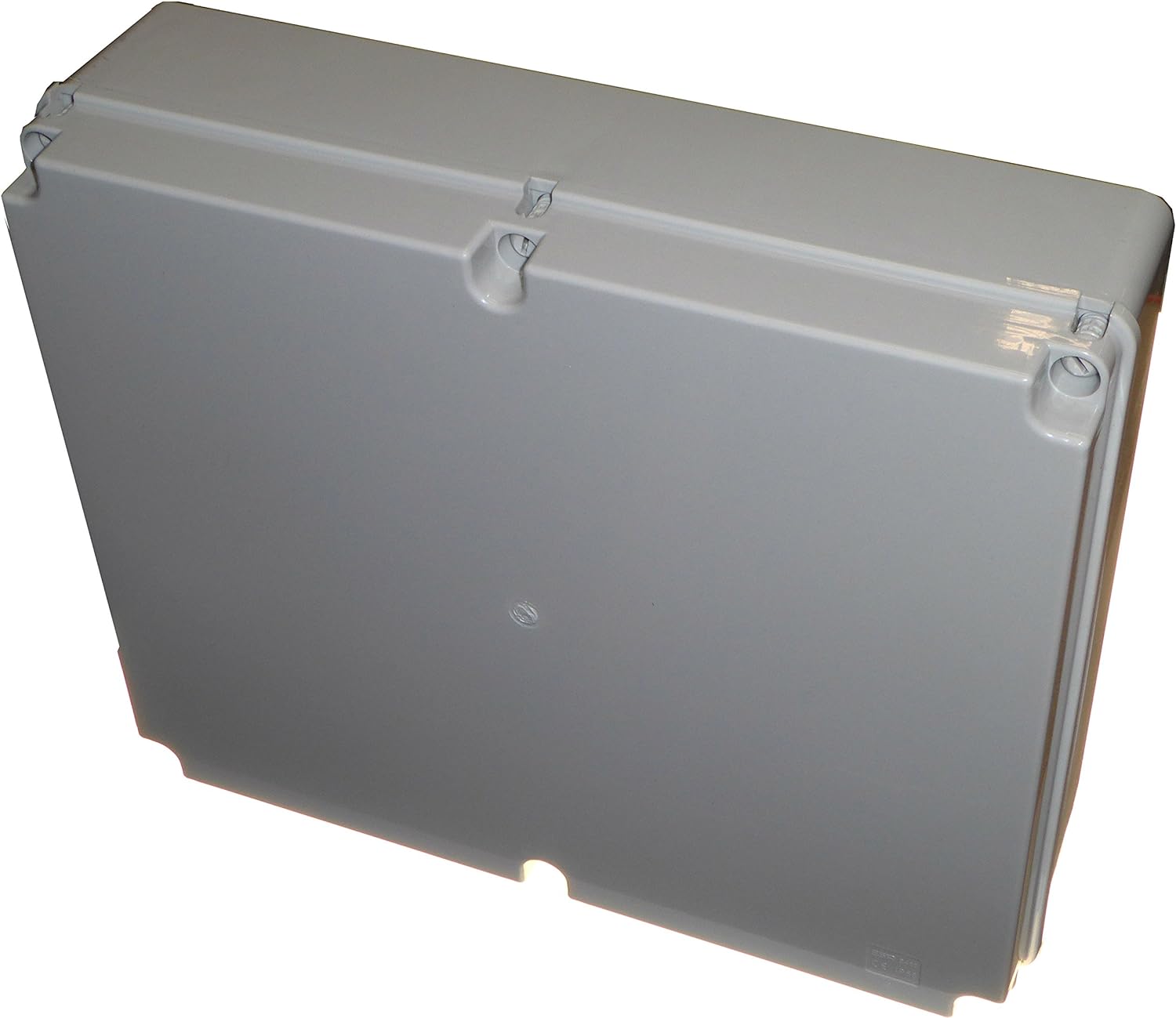 ESR B460 460mm x 380mm x 120mm Extra Large Junction Box Plastic PVC IP56 Weatherproof Waterproof Electrical Enclosure with Plain Sides & Hinge Indoor Outdoor