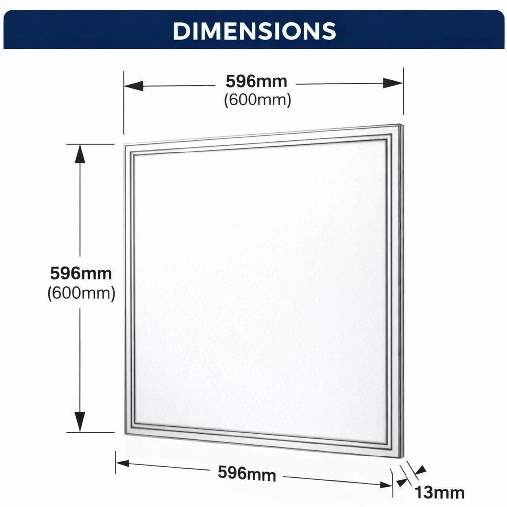 DALI Dimmable LED Ceiling Panel Lights 600x600mm – Multiple Designs