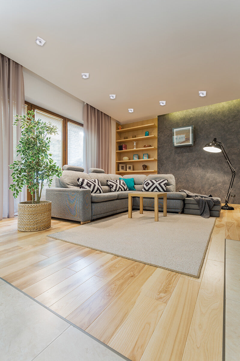 Kanlux LONVI Ceiling Mounted Square GU10 Decorative Spot Light FItting