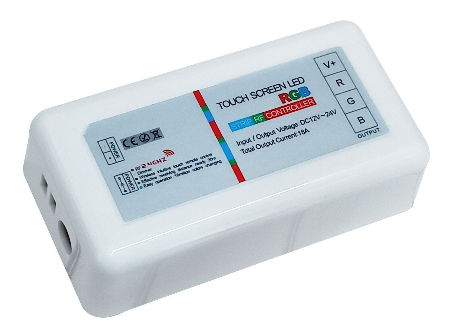 2.4G RF Remote Touch Controller Receiver 5050 3528 RGB LED Flexible Strip Tape