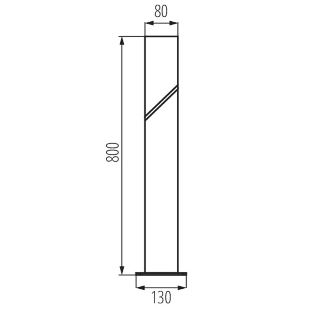 Kanlux LAVEN Garden Light Series | Wall-Mounted & Post Options | Graphite Finish, IP44 Waterproof
