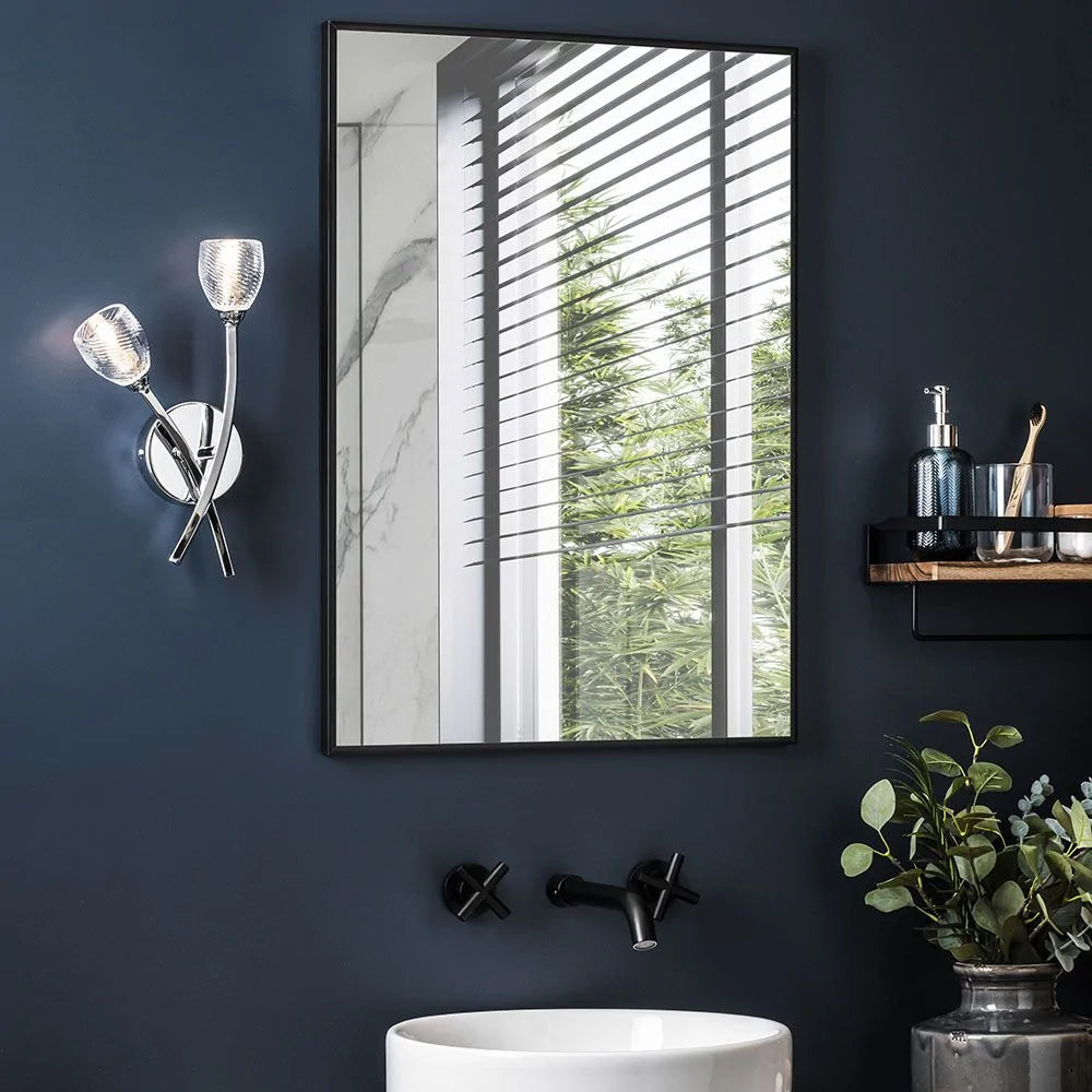 FORUM Kate 2LT Wall Mounted Light Chrome G9-IP44