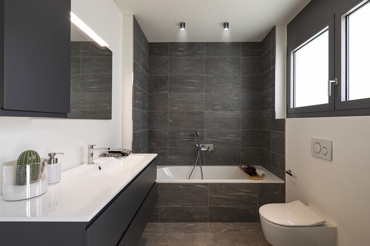 Kanlux AQILO Ceiling Mounted GU10 Decorative IP65 Waterproof Spot Down Light Fitting