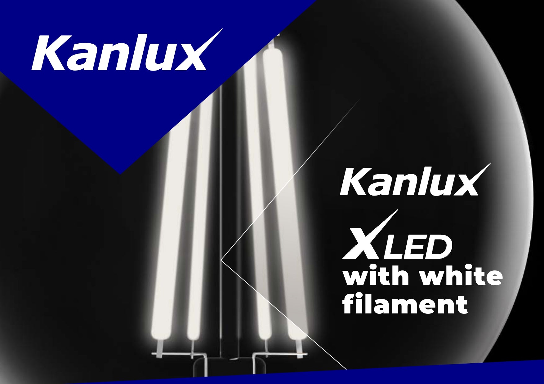 Kanlux XLED White Filament E27 LED Light Bulb A60 ST64 C35 G45 Warm White