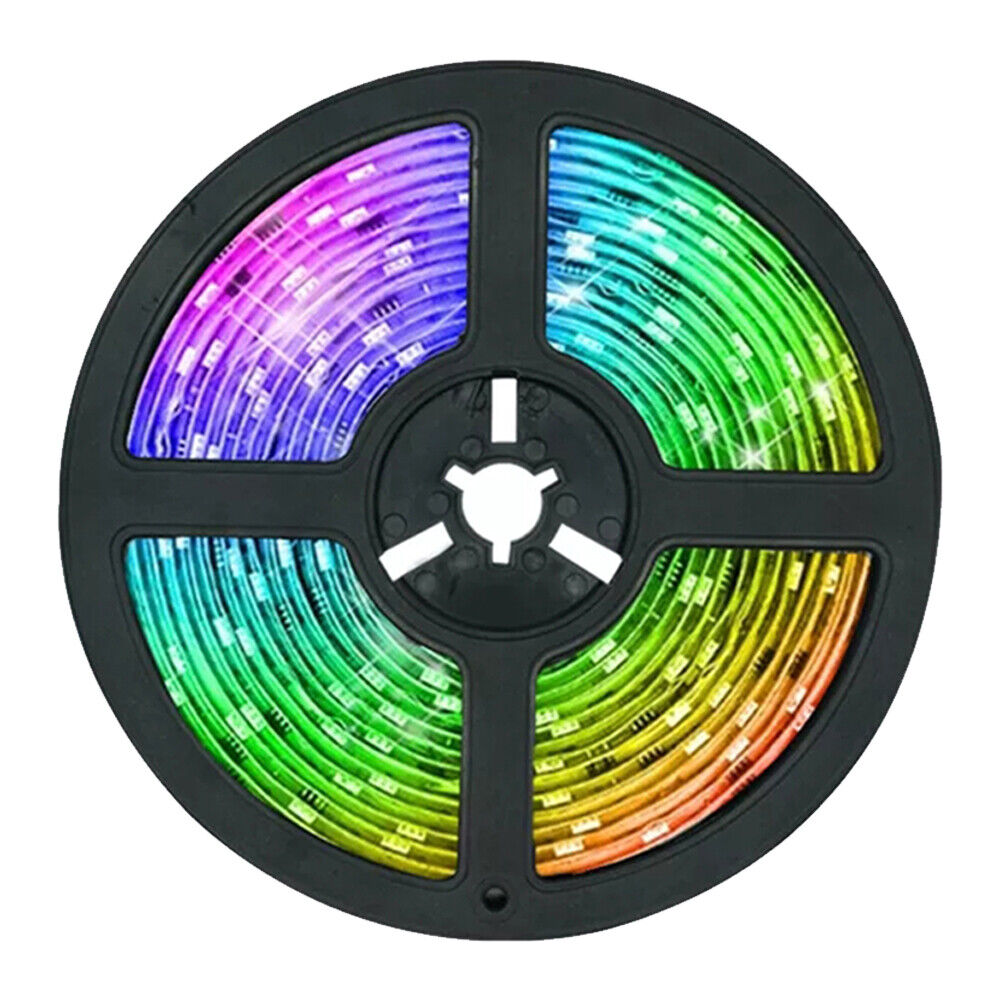 Manningham 24V 14.4w/m 25meter Roll IP65 10mm LED RGB Strip Light Tape Rope Colour Changing Mood Lighting Full Room Ceiling Roll