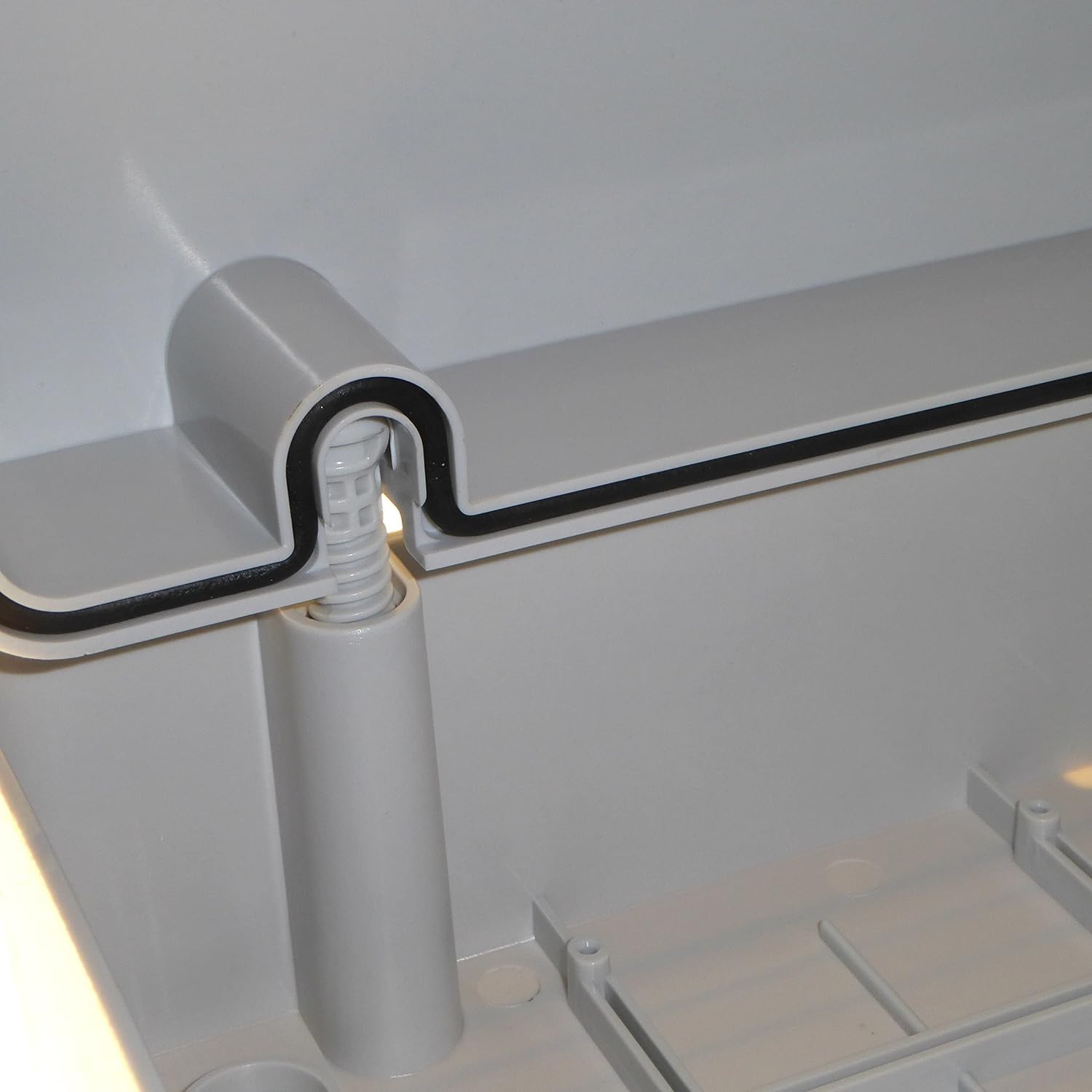 ESR B380 380mm x 300mm x 120mm IP56 Weatherproof Waterproof Outdoor PVC Adaptable Junction Box Electrical Enclosure Hinge Lid