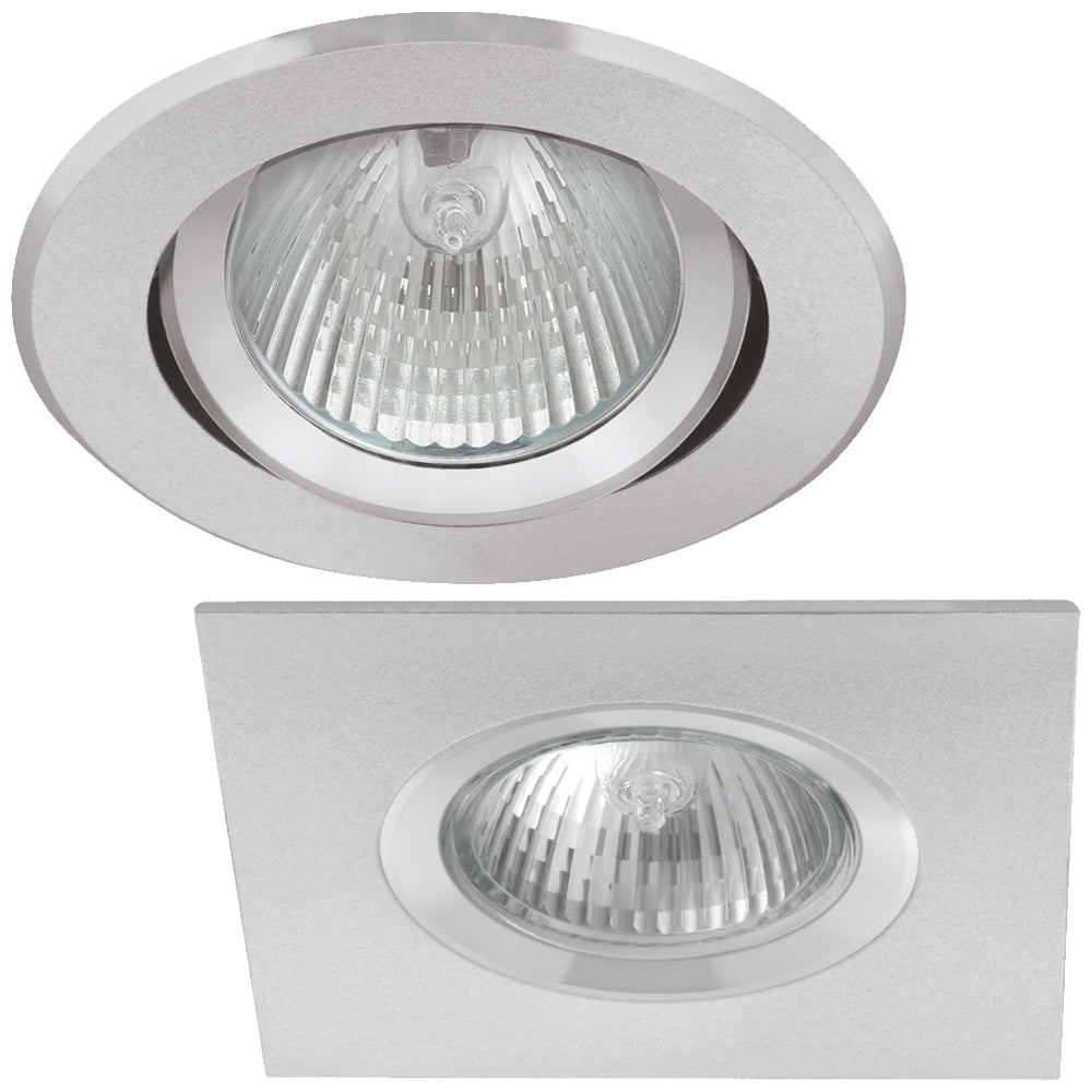 Kanlux TESON Fixed / Tilt GU10 Ceiling Recessed Mounted Spot Light Fitting