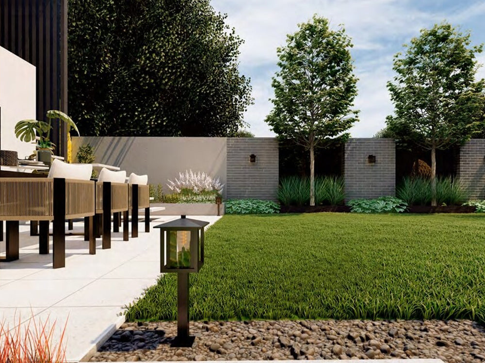 Kanlux 36556 SELTO 50 B Garden Light | Stylish Mid Height LED Luminaire Outdoor Waterproof IP44