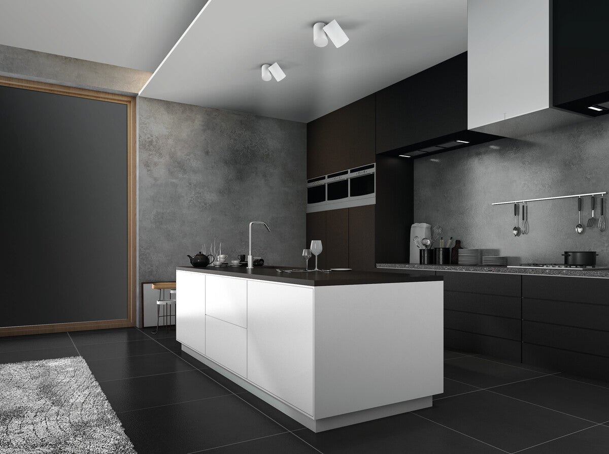 Kanlux BLURRO Single Double Ceiling Mounted GU10 Adjustable Spot Light Fitting