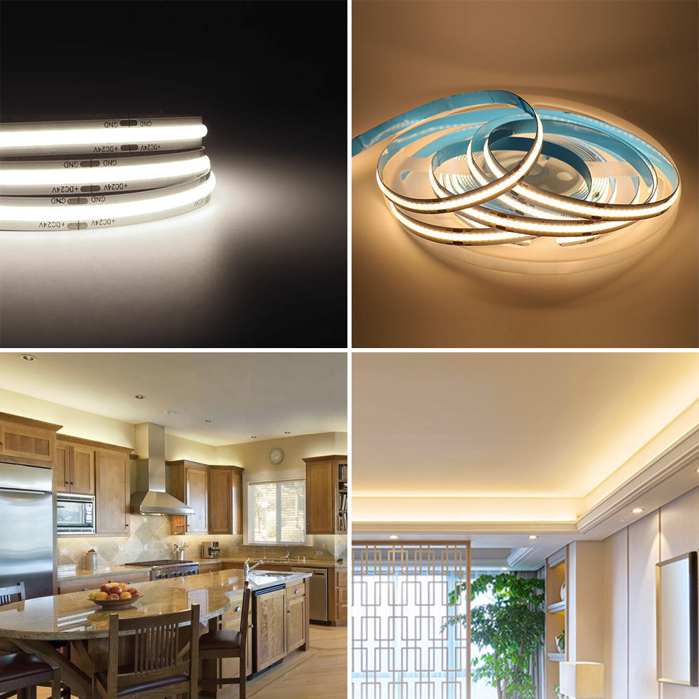 Manningham 24V 11w/m 25meter IP00 8mm White LED Striptape - IP00 Indoor - Choice of Warm WW Cool White CW