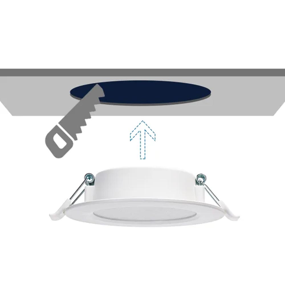 Aigostar 4W 18W LED Round Ceiling Recessed Mounted Daylight Warm White Down Light Panel
