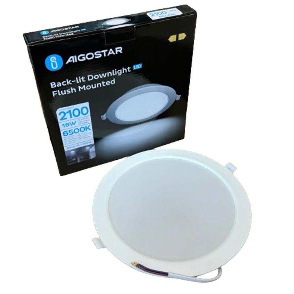 Aigostar 4W 18W LED Round Ceiling Recessed Mounted Daylight Warm White Down Light Panel
