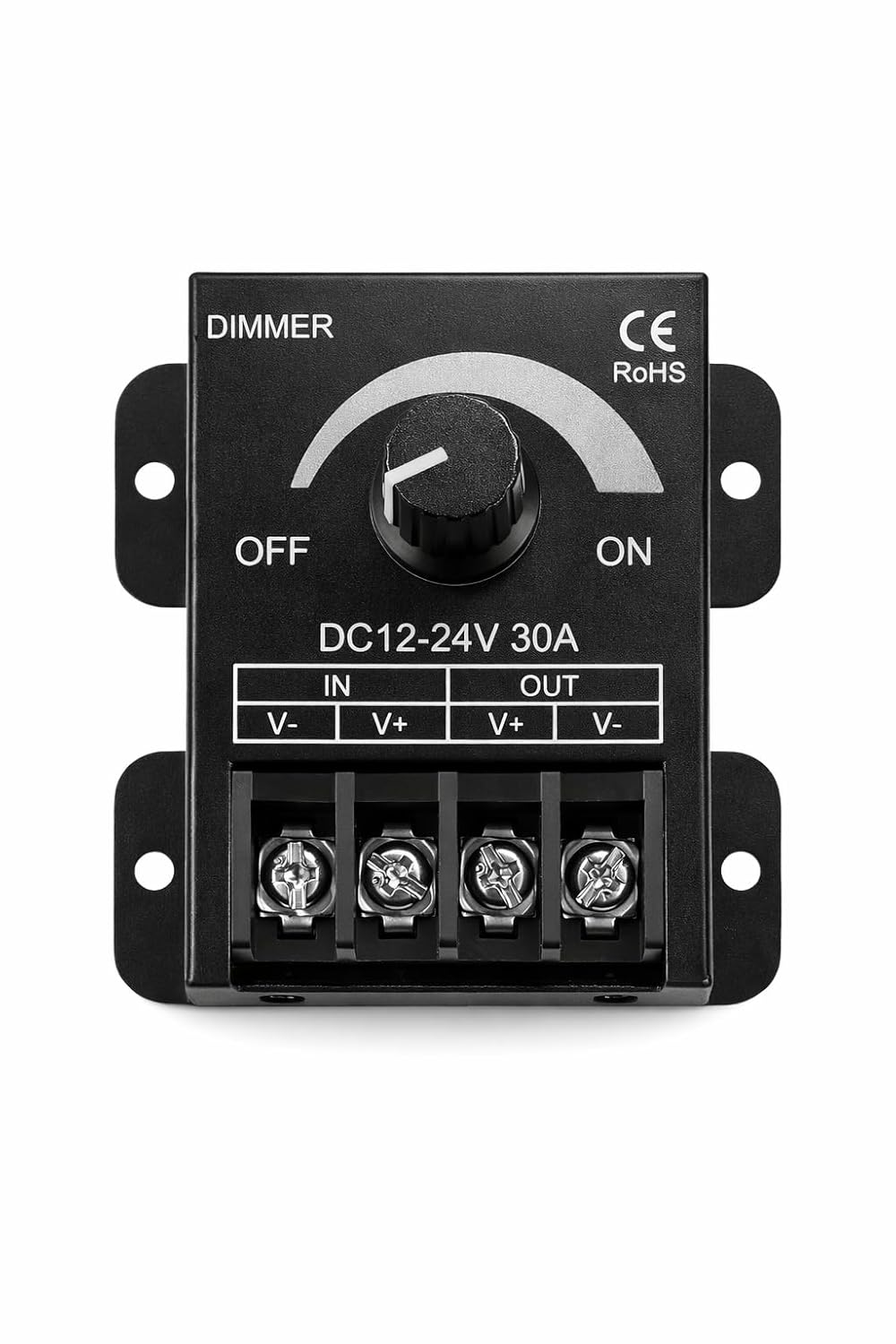 DC12-24V Rotary LED Dimmer Module Analogue Brightness Controller LED Strip Light