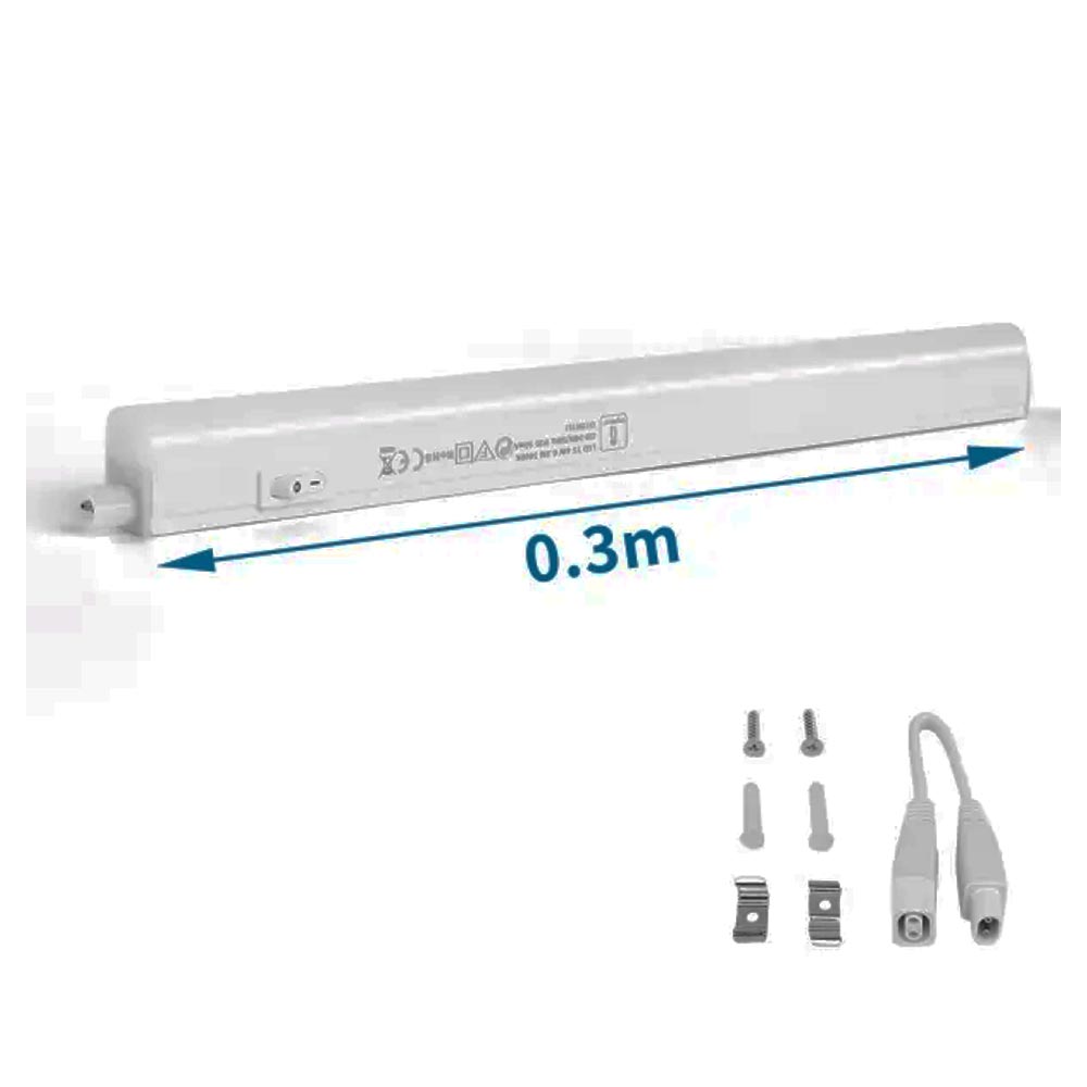 Aigostar 4W 8W 10W LED Under Cabinet Cuppboard Shelf T5 Link Light Daylight
