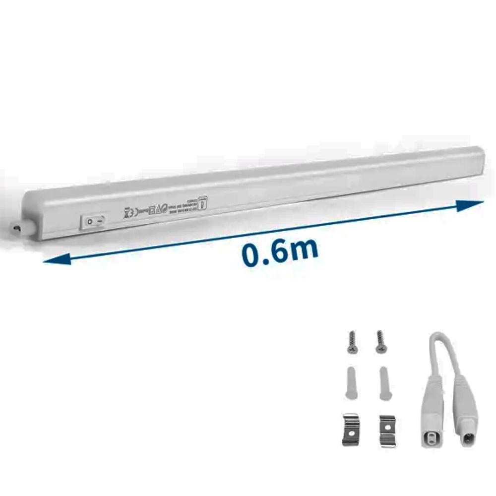 Aigostar 4W 8W 10W LED Under Cabinet Cuppboard Shelf T5 Link Light Daylight