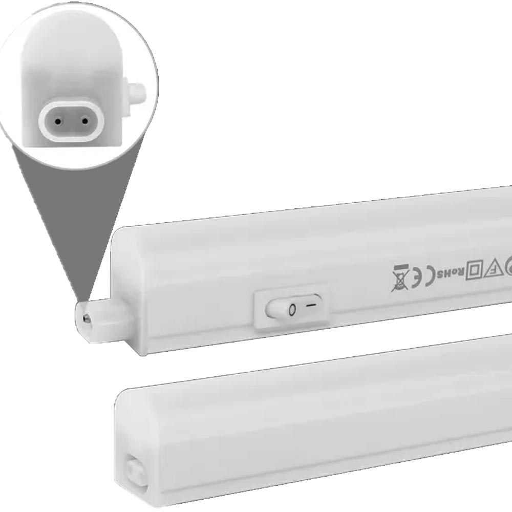 Aigostar 4W 8W 10W LED Under Cabinet Cuppboard Shelf T5 Link Light Daylight