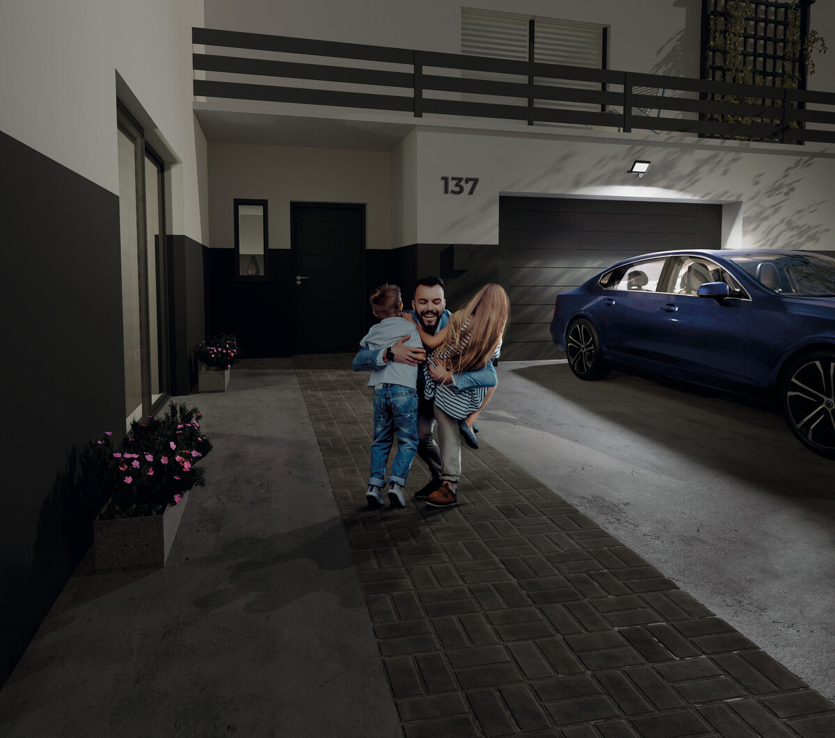 Kanlux IQ-LED FL IP65 LED Floodlight Waterproof Outdoor Neutral White Light 4000K