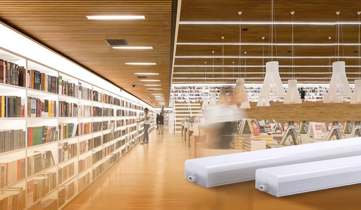 Aigostar 4ft 5ft LED Batten Tube Link Light Ceiling Wall Mounted 6500K Daylight