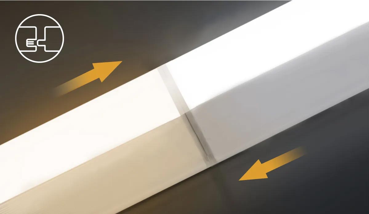 Aigostar 4W 8W 10W LED Under Cabinet Cuppboard Shelf T5 Link Light Daylight