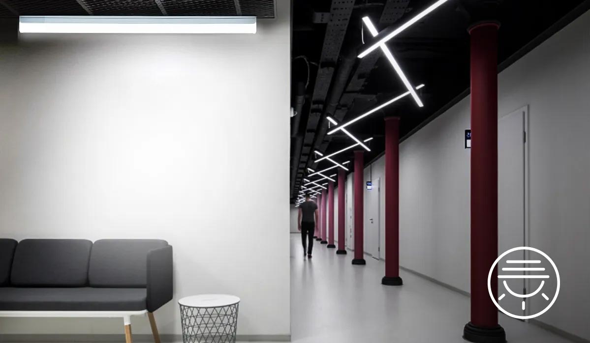 Aigostar 4ft 5ft LED Batten Tube Link Light Ceiling Wall Mounted 6500K Daylight