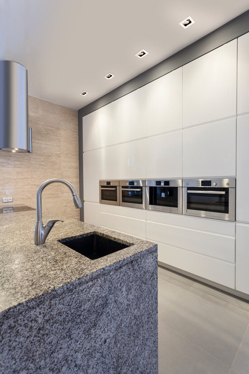 Kanlux REUL Ceiling Recessed Mounted GU10 Square Single Double Spot Light Fitting Lighting