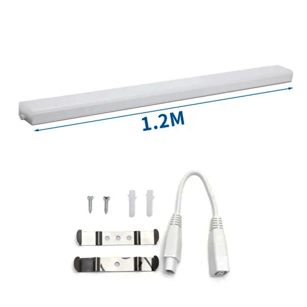 Aigostar 4ft 5ft LED Batten Tube Link Light Ceiling Wall Mounted 6500K Daylight