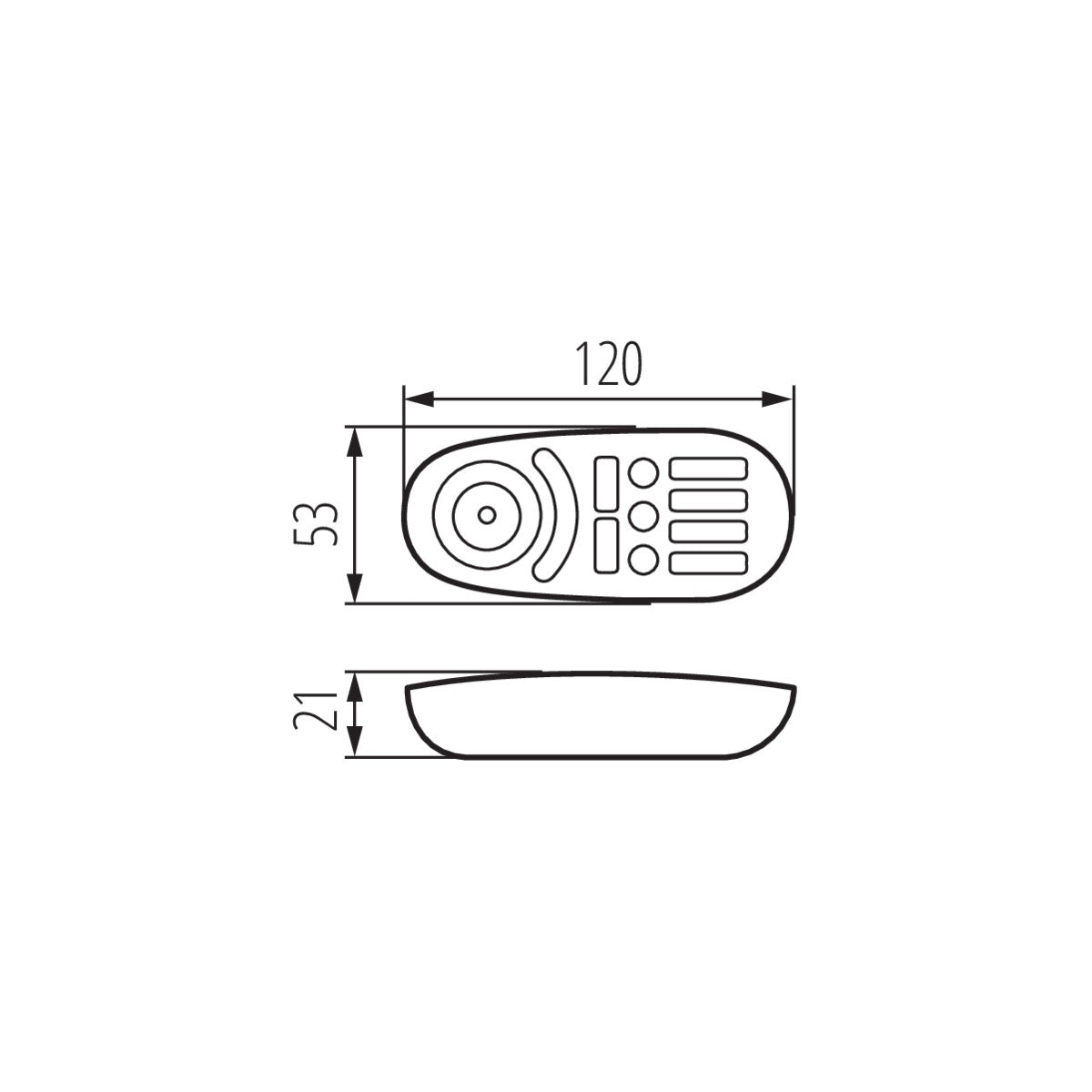 Kanlux Remote Controller for RGB RGBW LED Strip Tape Light