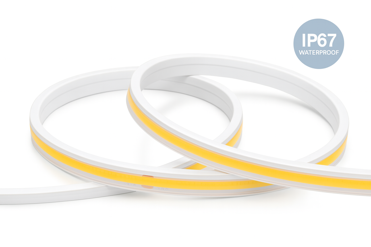 Outdoor IP67 In-Ground LED Strip Light Kit, 24V COB CRI90, 3000K–6500K, 10–50m, Aluminium Housing & Drivers Included