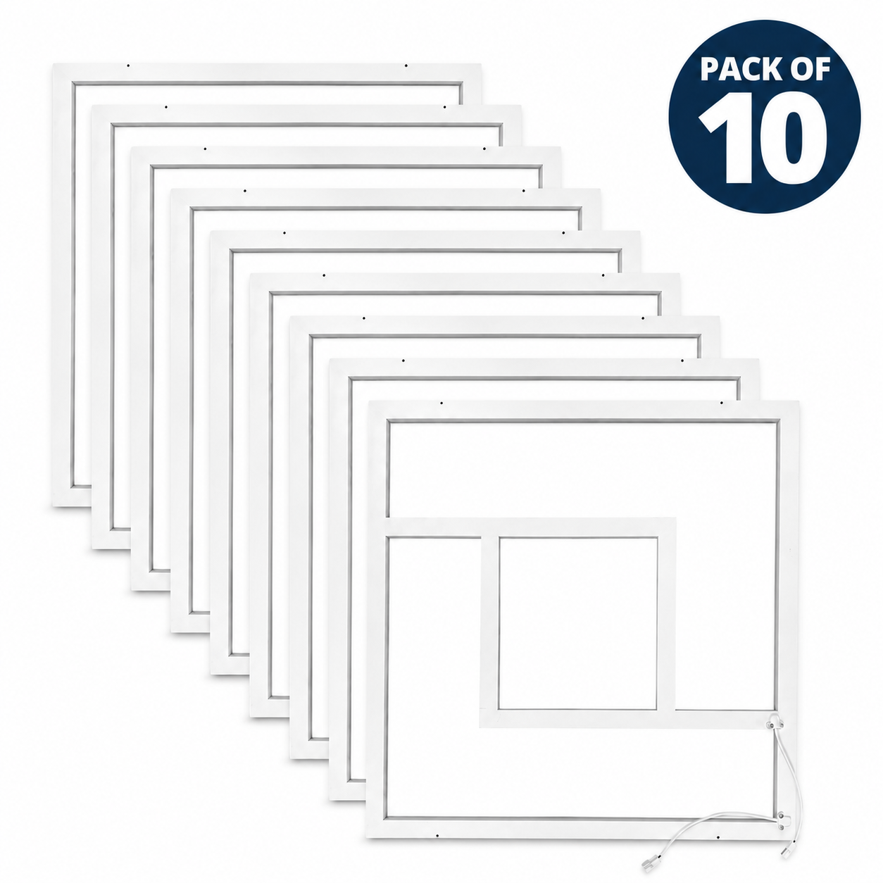 Maze Design 600x600 LED Panel Light 60W 6500K Cool White | 595x595 LED Ceiling Panel