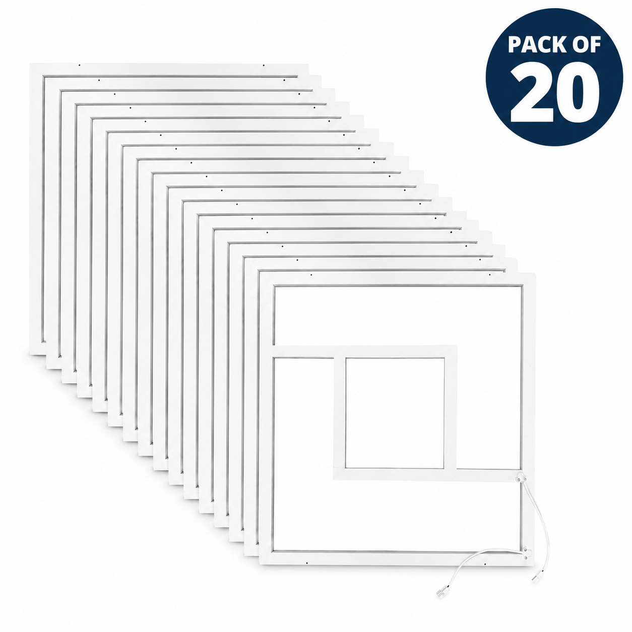Maze Design 600x600 LED Panel Light 60W 6500K Cool White | 595x595 LED Ceiling Panel