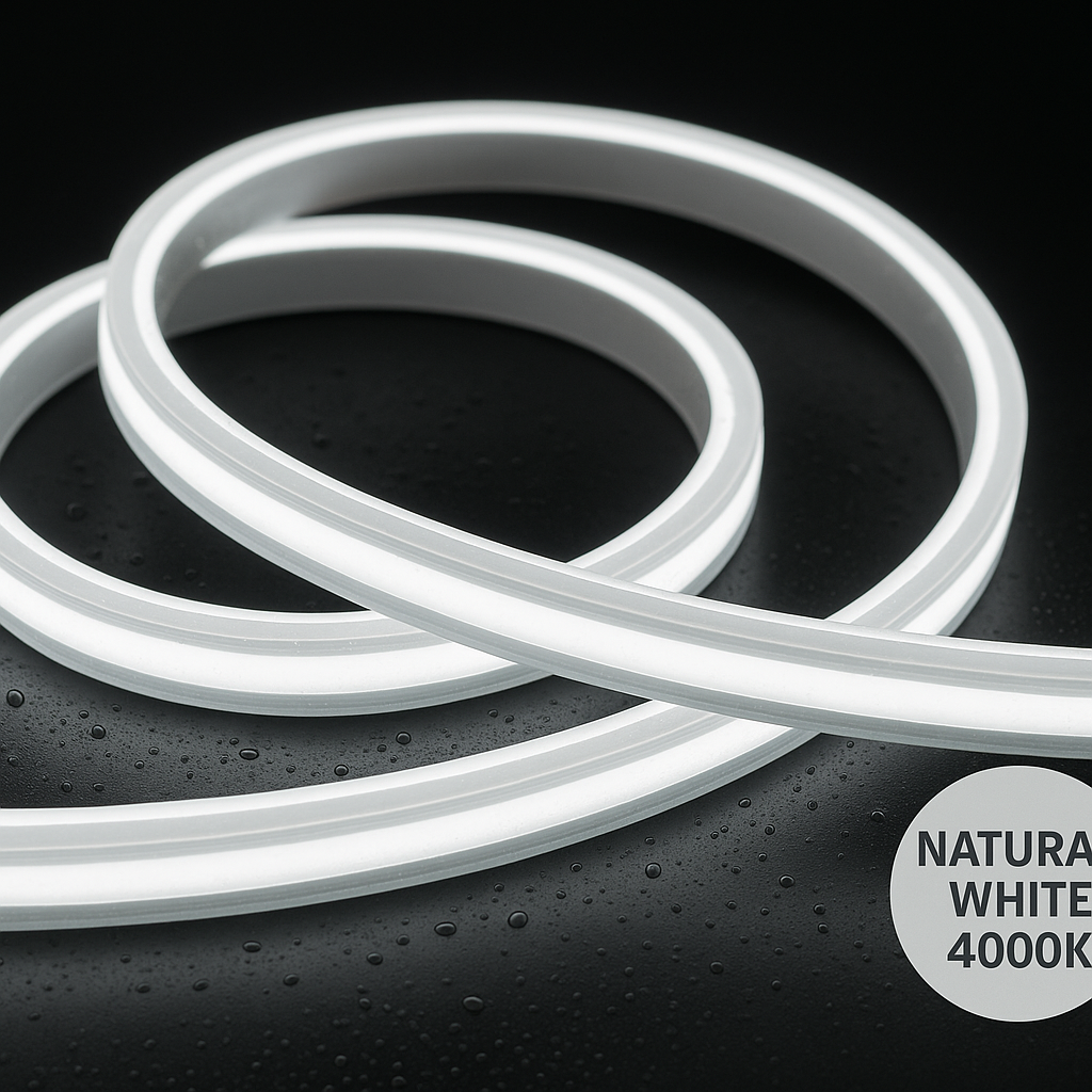 Outdoor IP67 In-Ground LED Strip Light Kit, 24V COB CRI90, 3000K–6500K, 10–50m, Aluminium Housing & Drivers Included