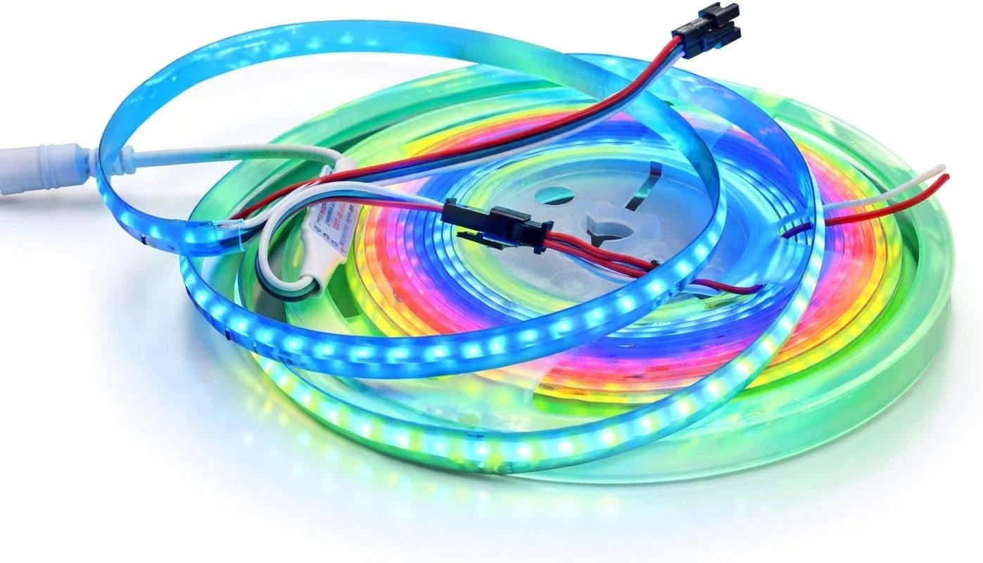 5M RGBIC COB LED Strip Light Kit 24V Smart App Control Colour Chasing Pixel Tape 420 LEDs/m for Gaming Bedroom TV Backlight Home Decor